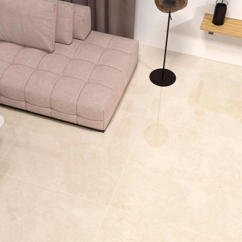 Pavimento Crema Marfil Brilho 60.8x60.8 Pavimento Crema Marfil Brilho 60.8x60.8