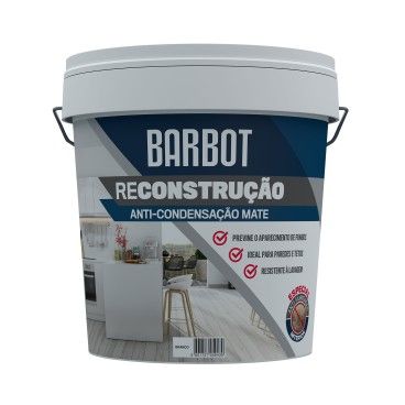 Tinta Anti-Condensa��o Branco Mate Barbot Reconstru��o 15L