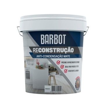 BARBOT TINTA ANTI-CONDENSA�AO RECONSTRU�AO BRANCO MATE  5LT
