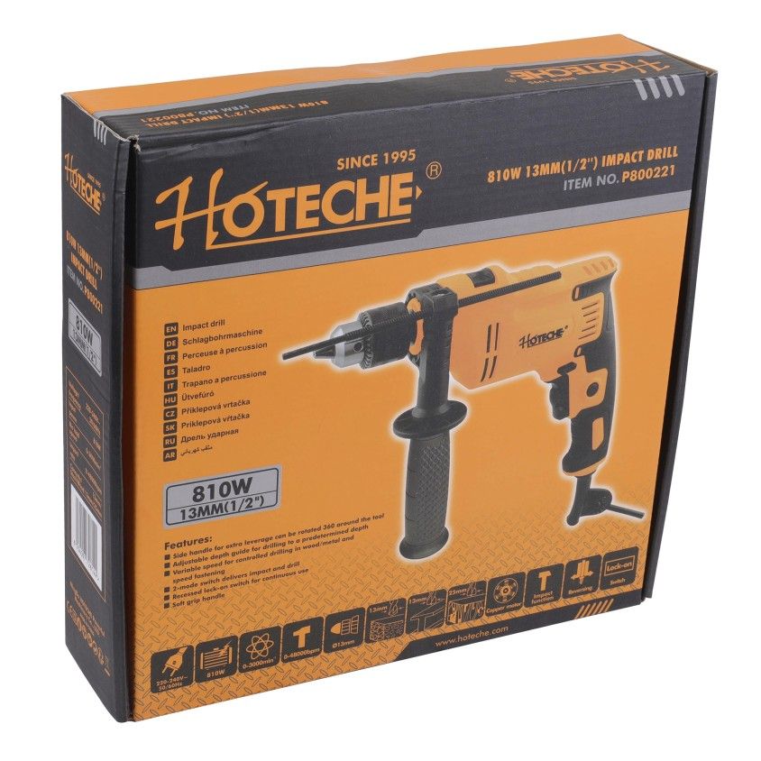 Berbequim de Impacto Hoteche 810W