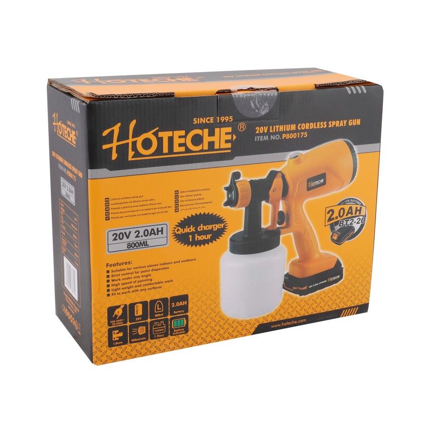 Pistola de Pintura Hoteche 20V