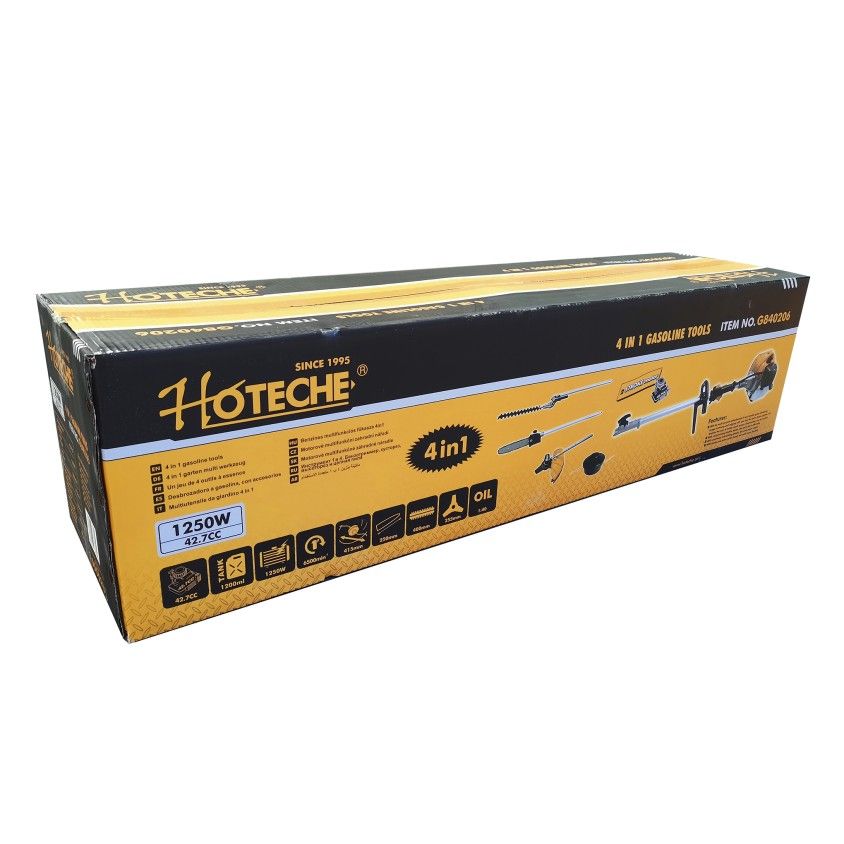 Multiferramenta de Jardim 4 em 1 Hoteche 42.7cc