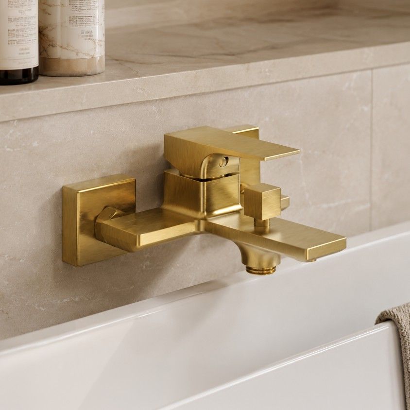 DELBA TORNEIRA BANHEIRA QUADRA PLUS OURO VELHO