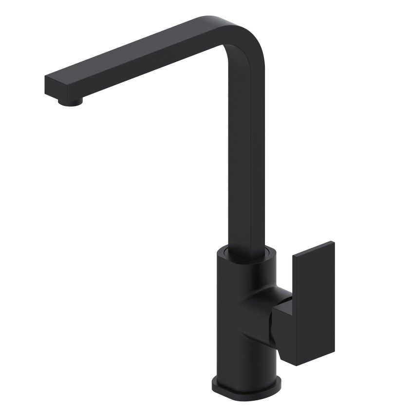 DELBA TORNEIRA COZINHA BICA QUADRA PLUS PRETO