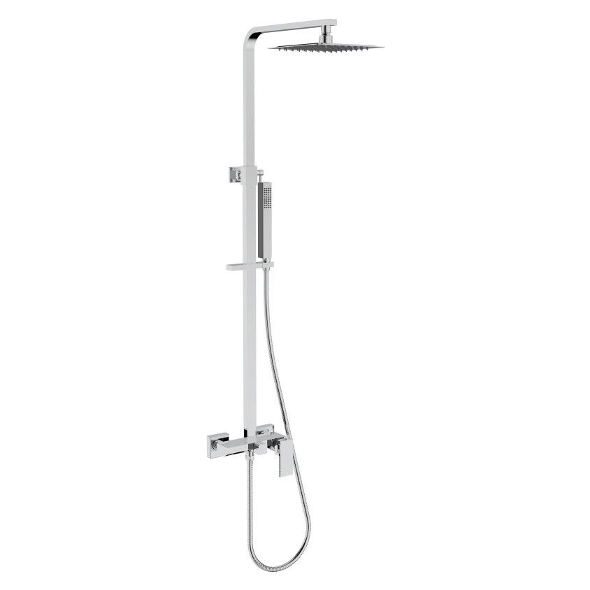 DELBA RAMPA DUCHE QUADRA PLUS CROMADO