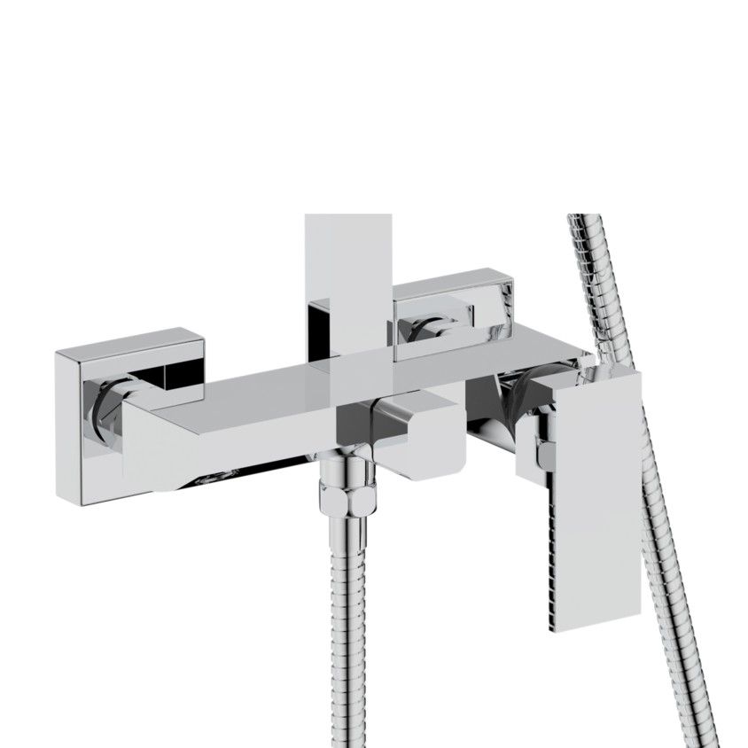 DELBA RAMPA DUCHE QUADRA PLUS CROMADO
