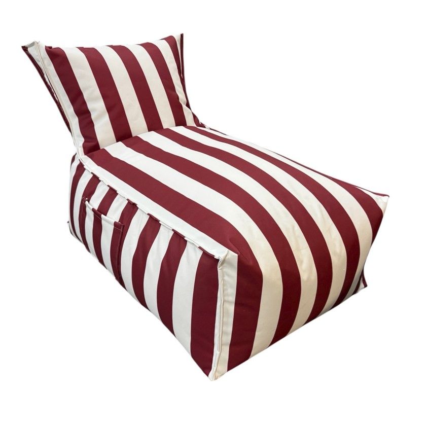 Pouf de Exterior Lounge Riscas