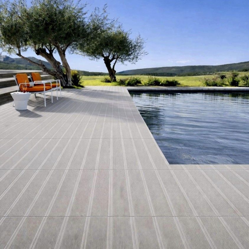 DECK PORCELANICO ANTRACITE ANTI-SLIP NR 37x75 1a