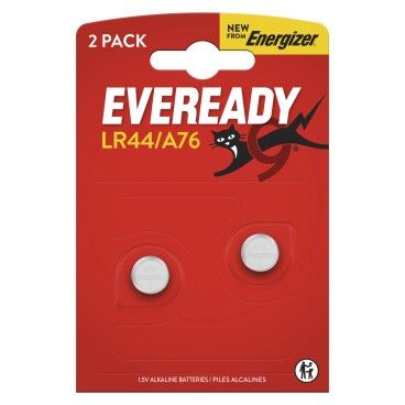 Pilha Alcalina Eveready A76/LR44 2un