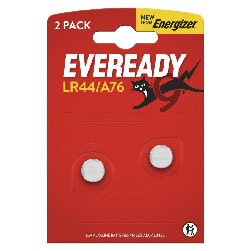 Pilha Alcalina Eveready A76/LR44 2un