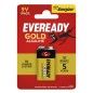 Pilha Alcalina Eveready Gold 6LR61 9V