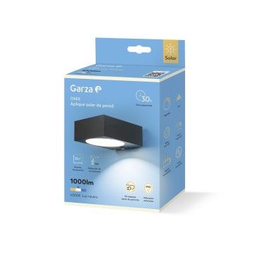 Aplique Solar Onix 1000LM Branco Neutro IP65