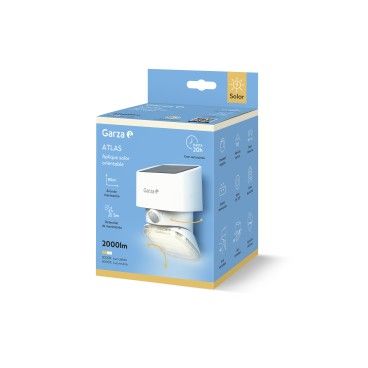 Aplique Solar Atlas 2000LM Cor Regul�vel IP44