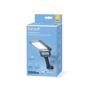 Aplique Solar Carvalho 500LM Branco Neutro IP54