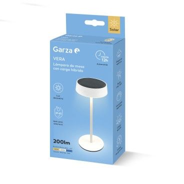 Candeeiro de Mesa Solar Vera 110LM Cor Regul�vel IP65