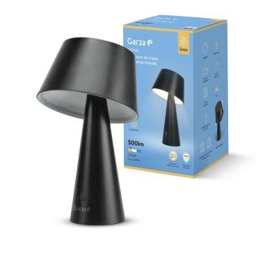 Candeeiro de Mesa Solar Momo 500LM Branco Quente IP44