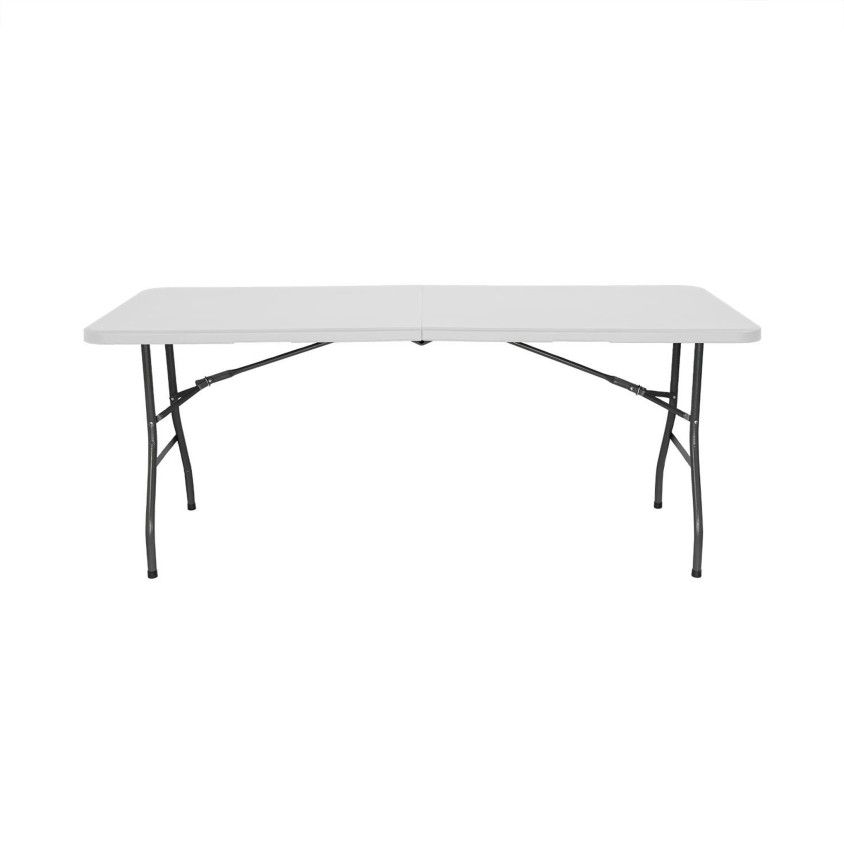 Mesa Dobr�vel Tenerife Branca 180cm Retangular Port�til