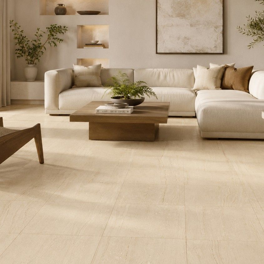 Pavimentos Dahino Crema Brilho 45X45 1�
