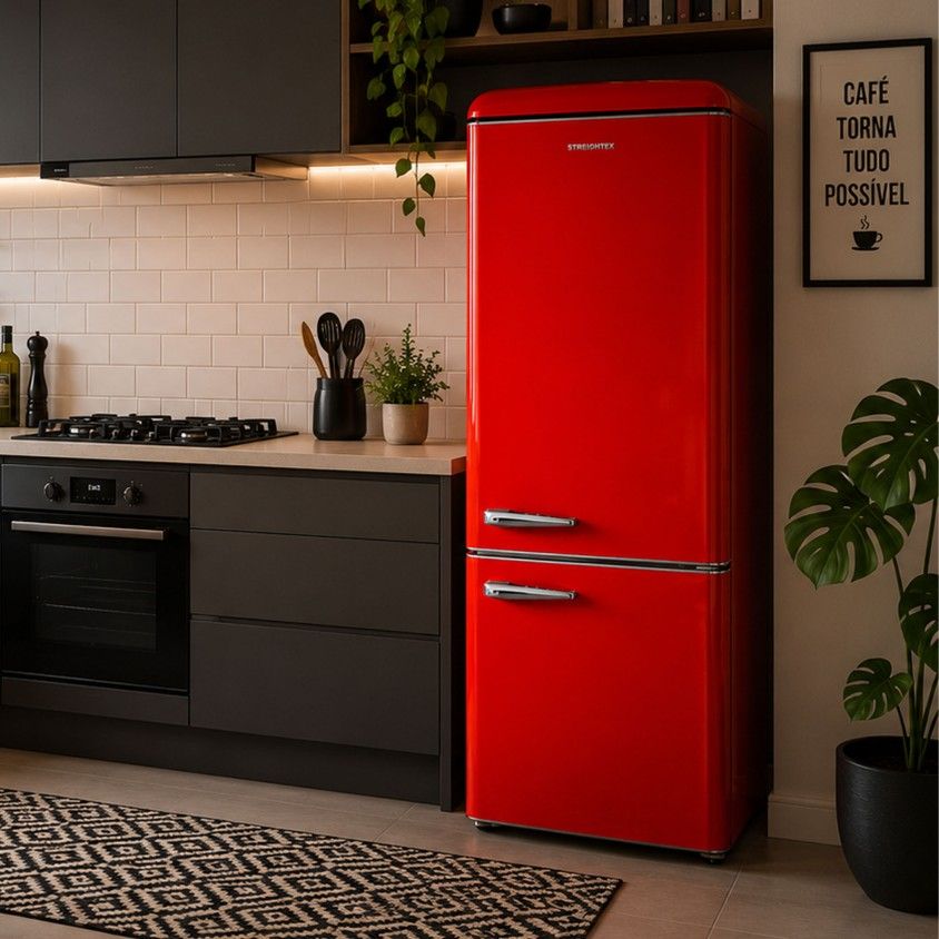 Frigor�fico Allkitchen Retro 2 Portas 300L