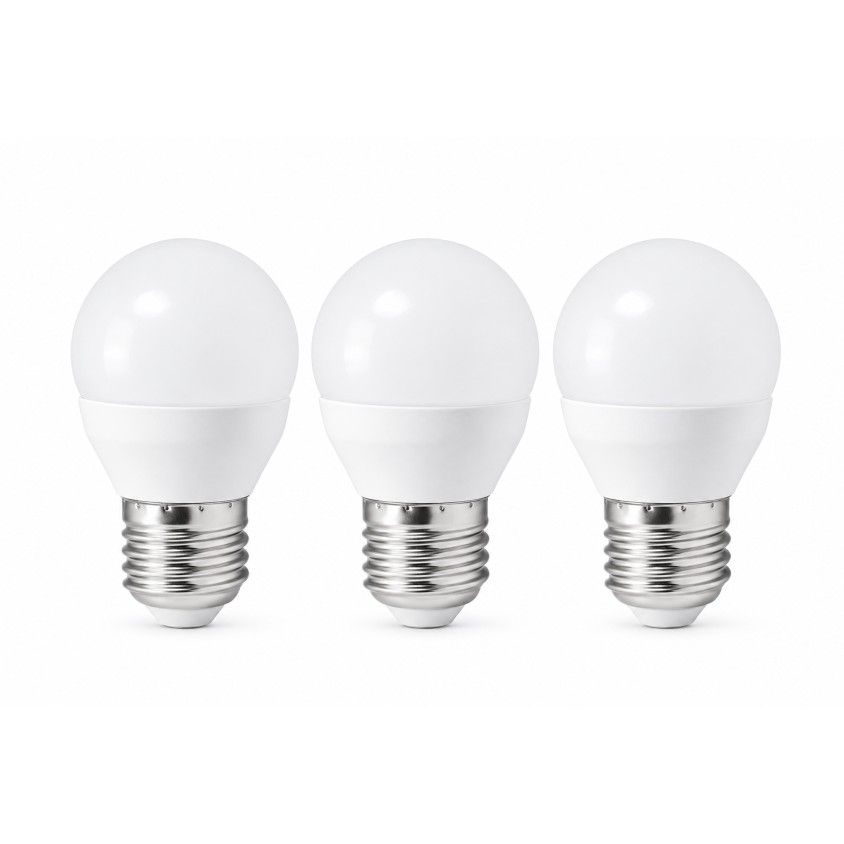 Pack 3 L�mpadas LED  E27 3.5W 320LM 4000K