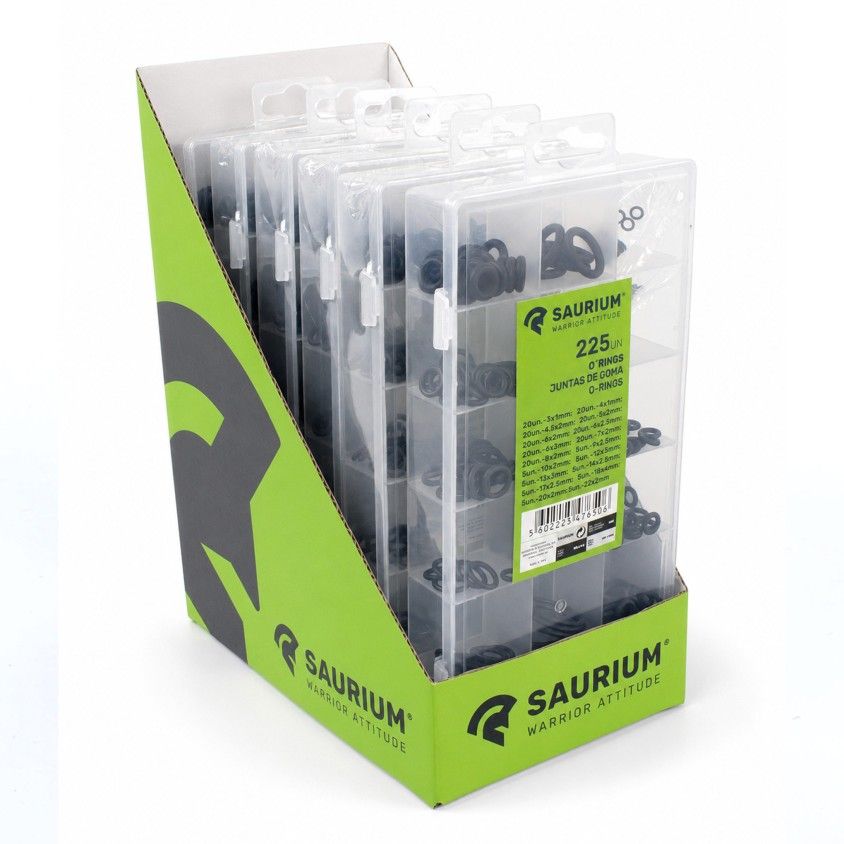 Jogo de O�Ring Sortido 225un Saurium