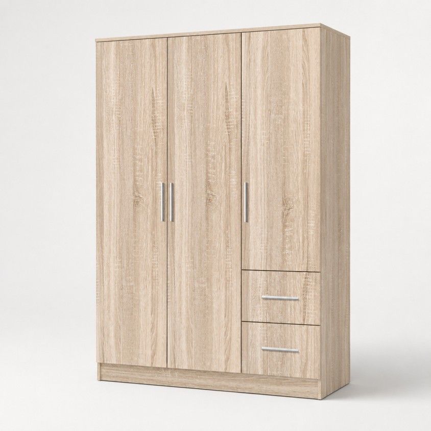 Roupeiro Space (3 Portas + 2 Gavetas)