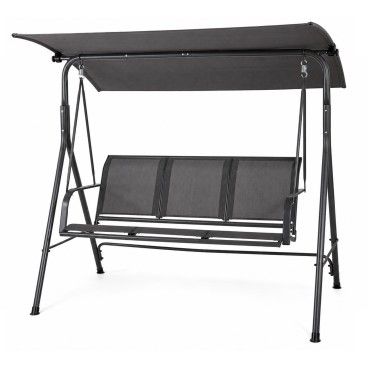 Baloi�o de Jardim 3 Lugares Cinzento