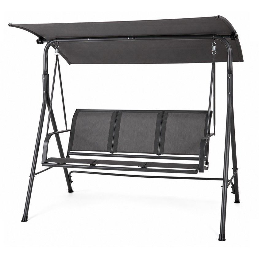 Baloi�o de Jardim 3 Lugares Cinzento