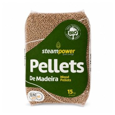 Pellets Certificados Steampower 6mm 15Kg