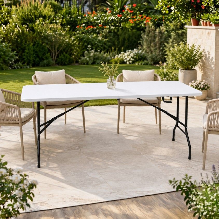 Mesa Dobr�vel Branca 180cm