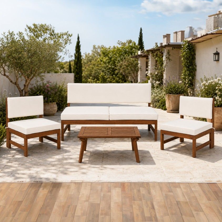 Conjunto de Relax Jardim 4 Pe�as
