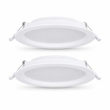 Pack 2 Focos de Encastrar 14W �216 4000K Branco