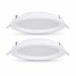 Pack 2 Focos de Encastrar 14W �216 4000K Branco