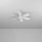 Ventoinha de Teto com Candeeiro Clovelly �52 Branca 1650LM