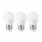 Pack 3 L�mpadas LED  E27 3.5W 320LM 4000K