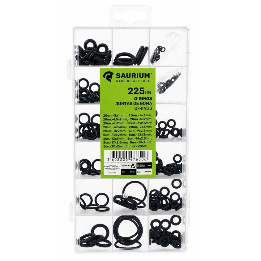 Jogo de O�Ring Sortido 225un Saurium
