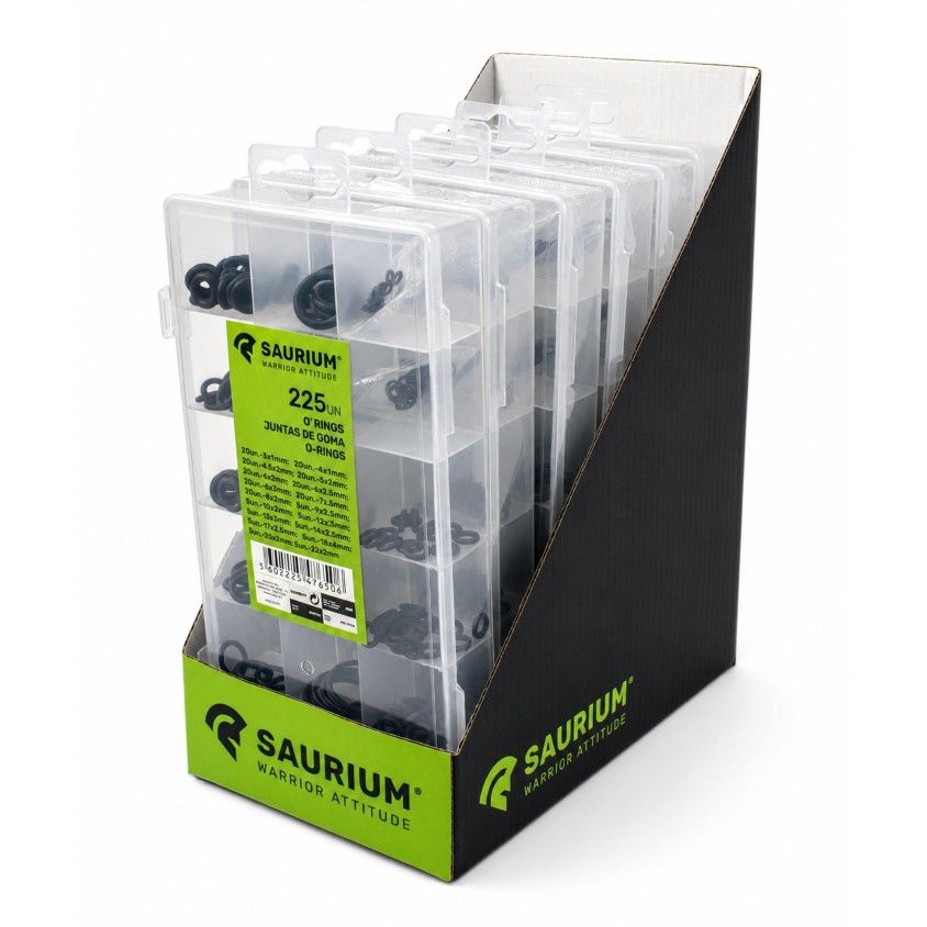 Jogo de O�Ring Sortido 225un Saurium