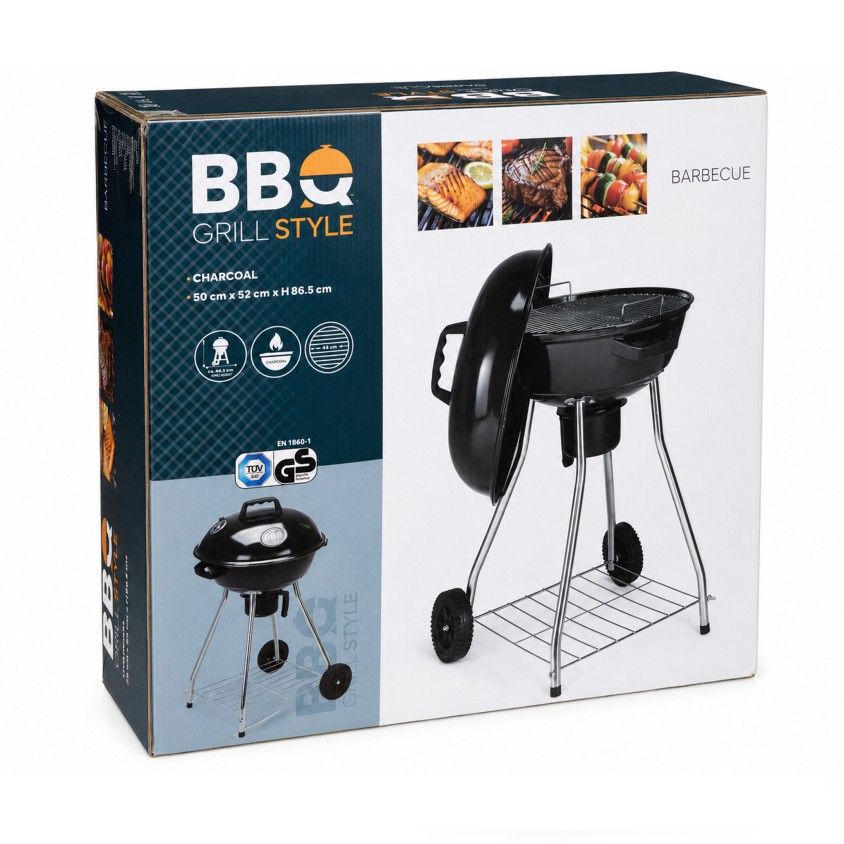 Barbecue com Rodas 47cm GS TUV