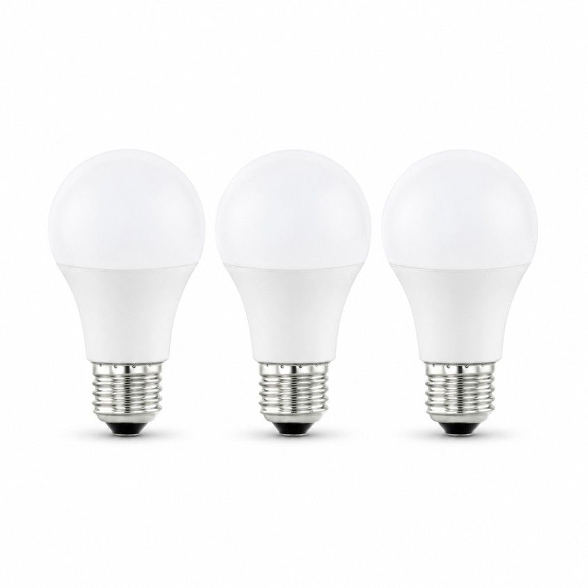 Pack 3 L�mpadas LED Eglo Opal A60 E27 4000K 4.9W
