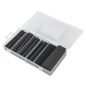 Kit Mangas Termoretr�cteis 10cm 90 Pe�as Preto