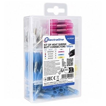 Box com Conectores IsoladosTermoretr�cteis 100 Pe�as