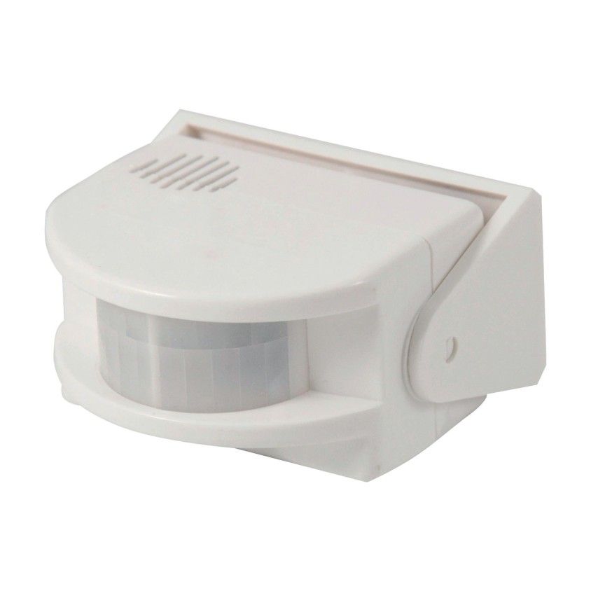 Detector de Movimento Infravermelhos com Alarme Branco