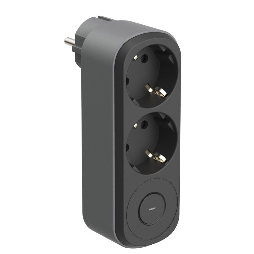 Ficha Adaptadora 2 Tomadas 16A com Interruptor Prima