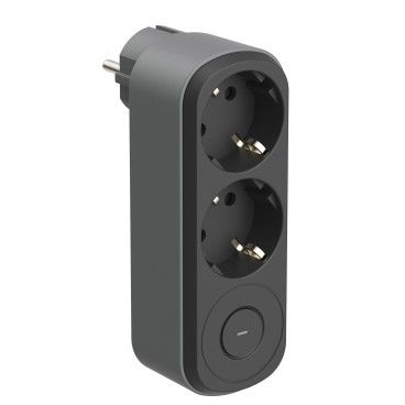 Ficha Adaptadora 2 Tomadas 16A com Interruptor Prima