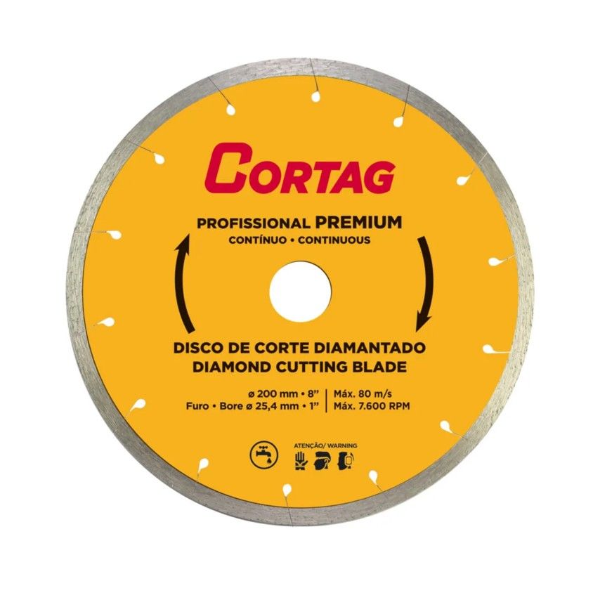 Disco de Corte Diamantado Profissional Premium Cont�nuo