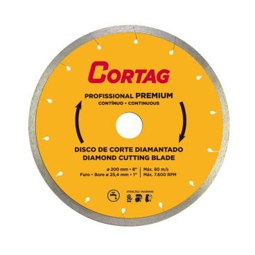 Disco de Corte Diamantado Profissional Premium Cont�nuo