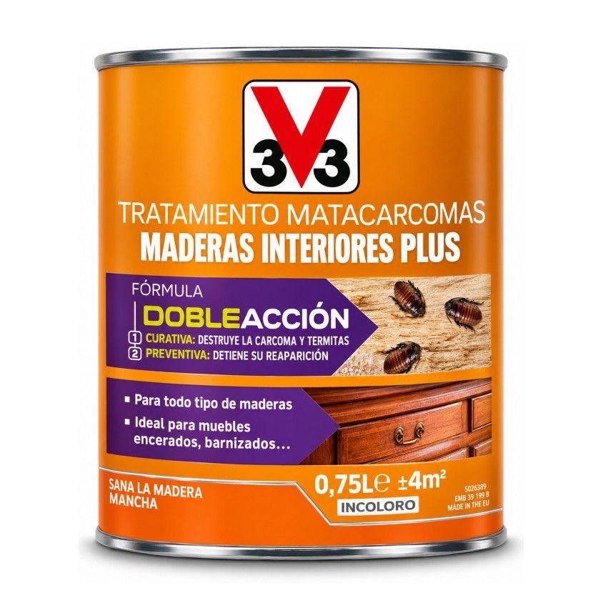 Tratamento Inseticida Madeiras Interiores Plus V33